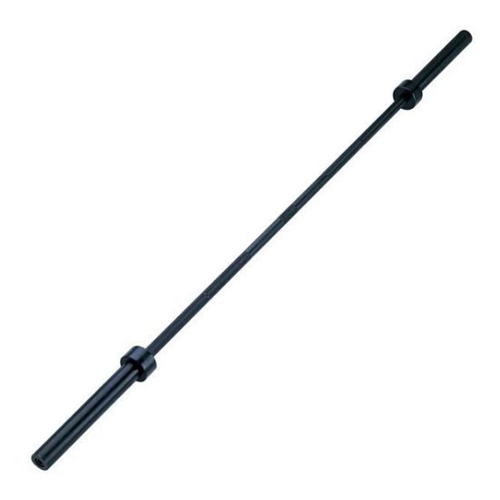 מוט אולימפי cross-fit שחור עם מיסבים