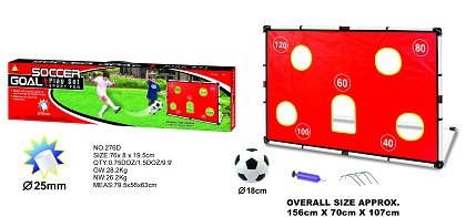 שער אימון 5853 + מתנות כדור כדורגל ומשאבה לניפוח - מתנה