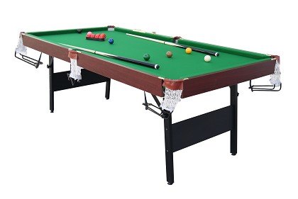 שולחן סנוקר מתקפל 02598 בגודל 7 פיט עם מסילות לכדורים מבית CITYSPORT