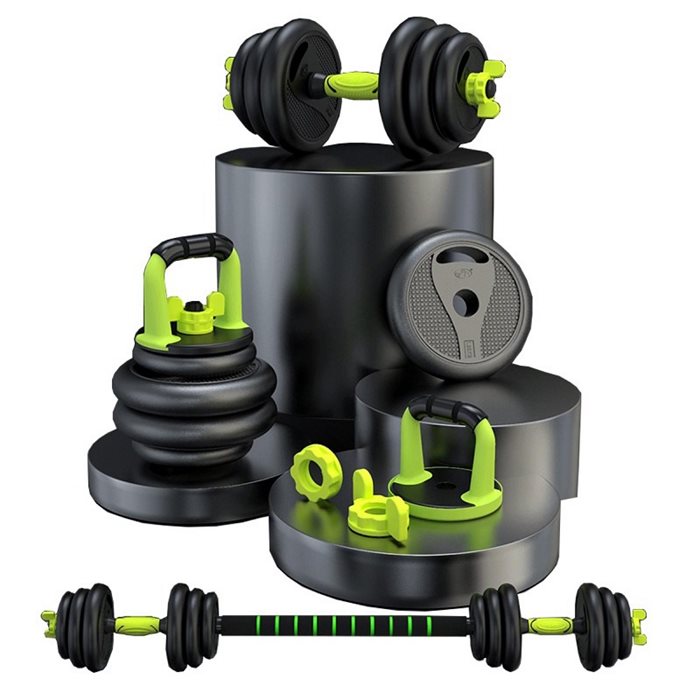 סט אימון כוח 484072 משקולות משולבות קטלבלס 4 בתוך 1 מבית CITYSPORT