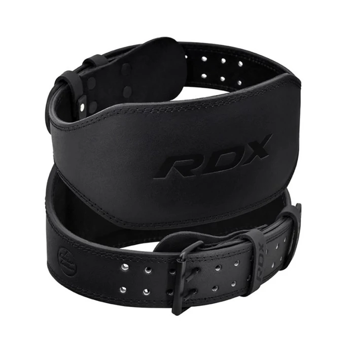 חגורת כושר מעור 4 אינץ' 250786 RDX 4 Inch Leather Weightlifting Gym Belt