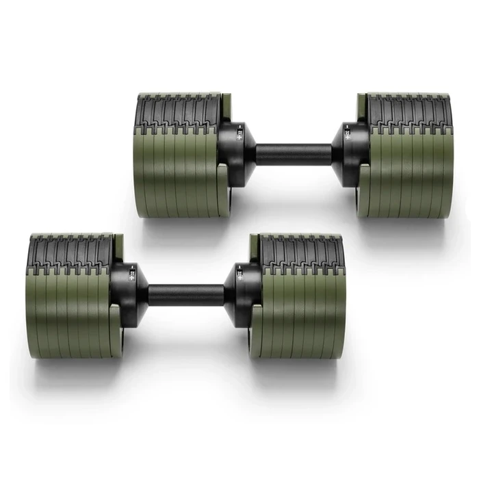 משקולות אוניברסליות 251023 מתכווננות עד NÜOBELL® Green Black 32 KG (מקורי)