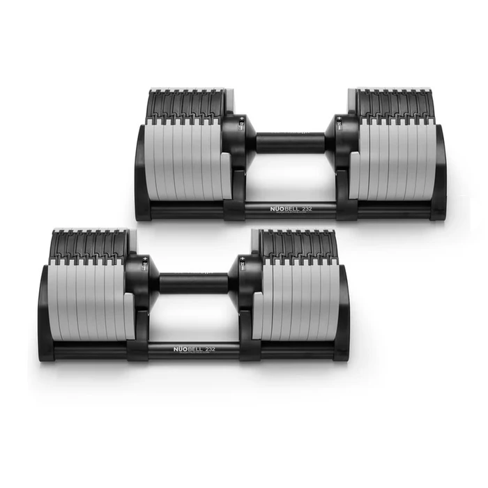 משקולת אוניברסלית 251040 מתכווננות עד 32 ק"ג (מקורי) NÜOBELL® ASH BLACK