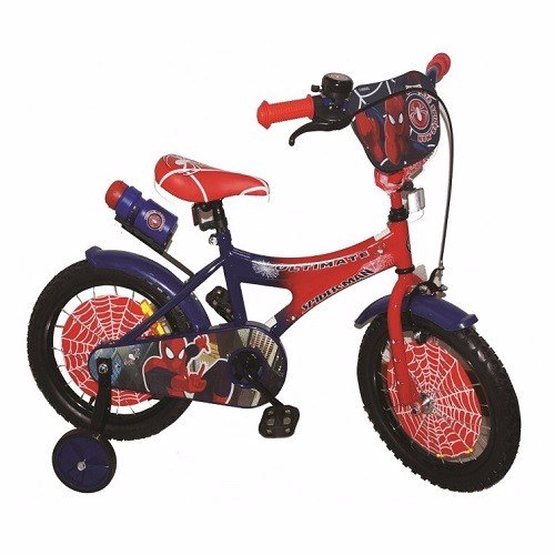 אופניים לילדים BMX ספיידרמן בגדלים שונים החל מגודל 12 אינצ'