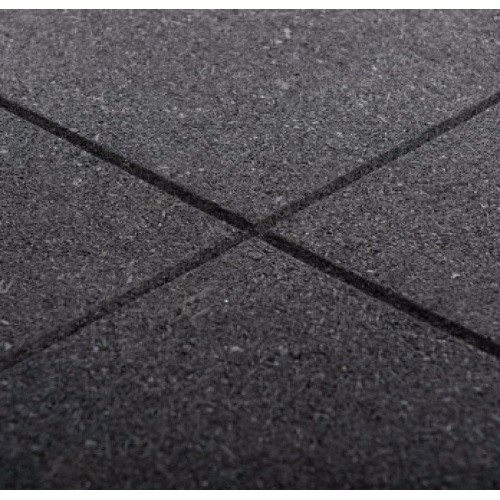 אריחי גומי בלימה 83413 בגודל 1/1 מטר לחדר כושר/סטודיו (יח') עובי 2 ס"מ מתאים גם לתנאי חוץ מבית CITYSPORT