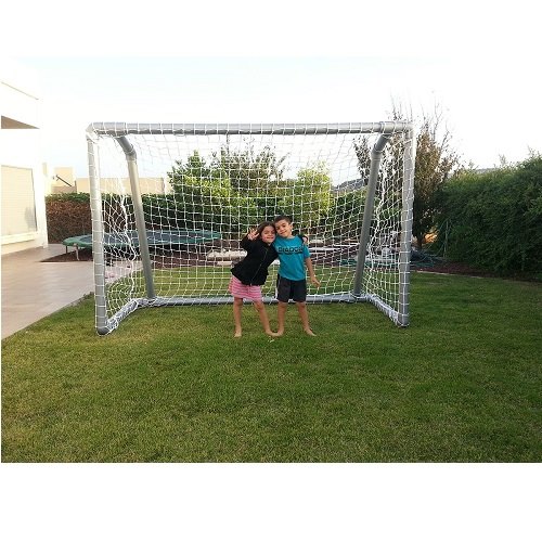 שער כדורגל מקצועי בגודל 240/170 ס"מ, עשוי PVC מעוגל מבית CITYSPORT