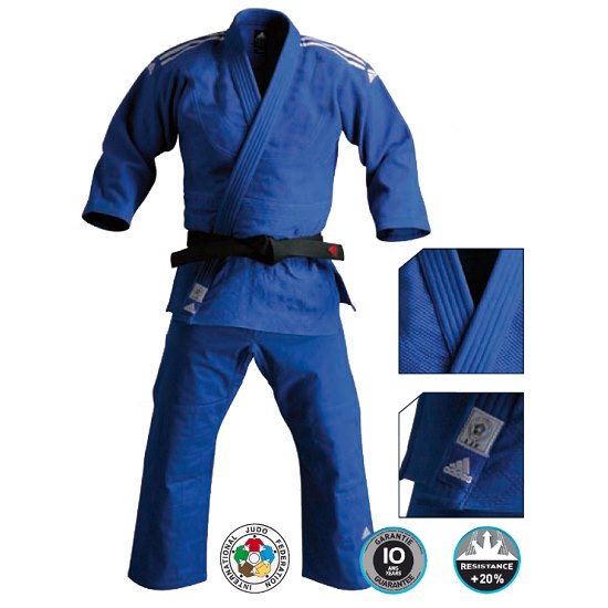 חליפת ג'ודו כחולה J930SB מקצועית ADIDAS