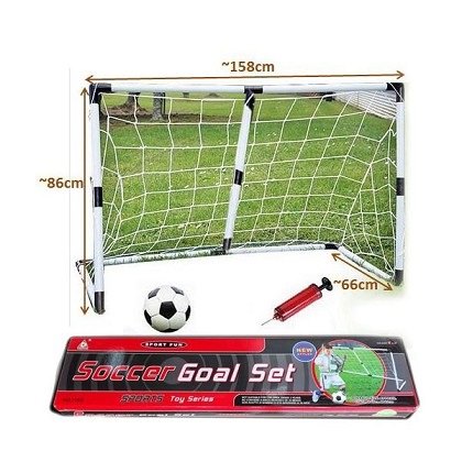 שער כדורגל 77490 באורך 1.58 מטר (כולל כדור כדורגל ומשאבה לניפוח - מתנה!) מבית CITYSPORT