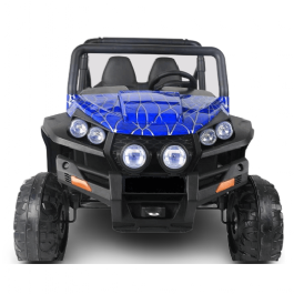ג'יפ ממונע 24V לילדים ענק 229930 כחול בצביעה מיוחדת מבית CITYSPORT