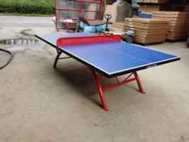 שולחן טניס חוץ מקצועי קבוע משקל 60 ק"ג פלטת SMC 419035 מבית CITYSPORT