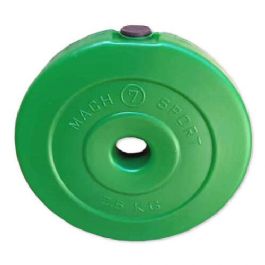 סט משקולות 670191 עם ציפוי ABS משקלים לבחירה 10 ק"ג עד 50 ק"ג