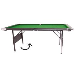 שולחן סנוקר בגודל 7 פיט מתקפל 302638 עם רגלי מתכת חזקים מבית CITYSPORT