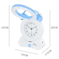 שעון מעורר שולחני משולב במנורת לילה/קריאה 902017 מבית CITYSPORT