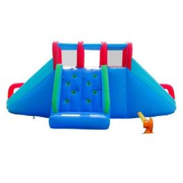 פארק מים ענק מגה מירוצים עם 3 מגלשות 9283B מבית HAPPY HOP