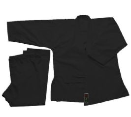 חליפת קראטה שחורה מקצועית 66213 Wacoku