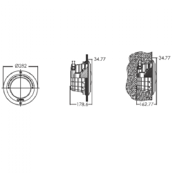בית פנס (ללא לד) EMAUX בטון NP300 אמוקס
