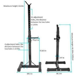סטנד מתכוונן למוט משקולות סקוואט 121137 מבית CITYSPORT