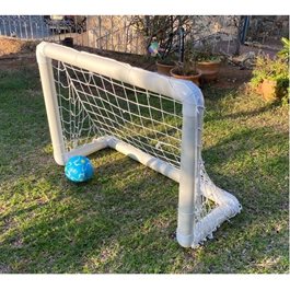 שער כדורגל PVC ס"מ 120/90 ס"מ עובי 90 מ"מ ללא תמיכה אחורית כולל רשת 509026 מבית CITYSPORT