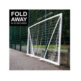 שער כדורגל בגודל 3.6/1.8 מטר 313047 סדרה Q-FOLD PVC מבית QUICKPLAY