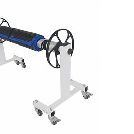 גלגלת אלומיניום לכיסוי סולארי 730701 מיועדת לבריכות ציבוריות - עד אורך 25 מ'