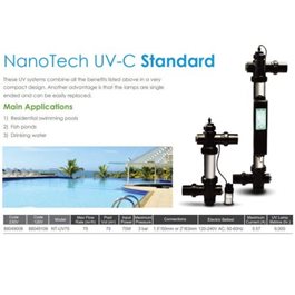 מערכת חיטוי UV לבריכת שחייה 808193 EMAUX NT-UV75 אמוקס