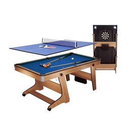 שולחן ביליארד Jimmy White 100147 בגודל 6 פיט מתקפל כולל שולחן טניס וחצי מטרה Riley ריילי