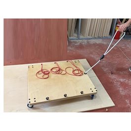 עגלת עגלת משטחים מעץ 80/60 ס"מ 100207 מבית CITYSPORT