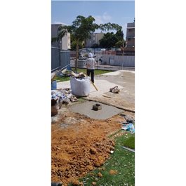 מתקן כדורסל בסקט 2024 מגולוון דגם מקצועי בהתאם לתקן 5515 (יח') 33734