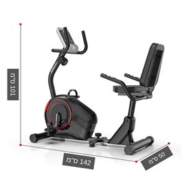 אופני כושר ביתיים עם משענת 100336 מבית CITYSPORT