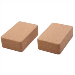 קוביית יוגה 100451 בלוק יוגה מקצועי עשוי שעם (ידידותי לסביבה) מבית CITYSPORT