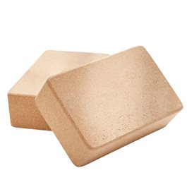 קוביית יוגה 100451 בלוק יוגה מקצועי עשוי שעם (ידידותי לסביבה) מבית CITYSPORT