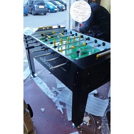 שולחן כדורגל מקצועי 100795 בגודל 4.5 פיט עם משטח זכוכית מבית CITYSPORT