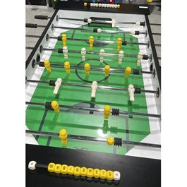 שולחן כדורגל מקצועי 100795 בגודל 4.5 פיט עם משטח זכוכית מבית CITYSPORT