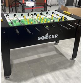 שולחן כדורגל מקצועי 100795 בגודל 4.5 פיט עם משטח זכוכית מבית CITYSPORT