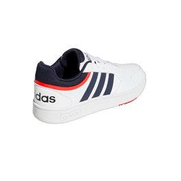 נעלי אופנה/סניקרס לגברים 100979 ADIDAS SCARPE HOOPS 3.0 בצבע לבן/כחול