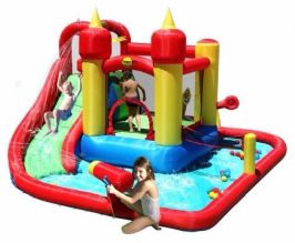 מתקן מים מתנפח 9016 הכולל תותח מים מבית HAPPY HOP