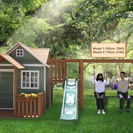 בית עץ לילדים דגם סיהרא 101139 שעות של הנאה ופעילות לילדים בכל הגילאים