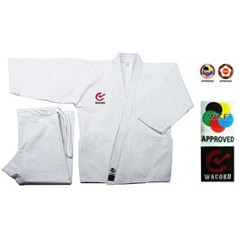 חליפת קראטה 101315 WKF מקצועית Wacoku 10oz בצבע לבן
