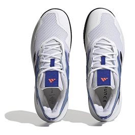 נעלי טניס שדה לגברים 101512 ADIDAS Court Jam Control בצבע לבן/כחול