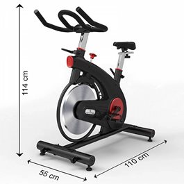 אופני ספינינג מקצועי 101524 עם גלגל תנופה 21 ק"ג מבית CITYSPORT