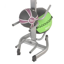 סטנד (מעמד) דו כיווני לכדורי כוח 101584 (WALL BALL) ושקי משקל