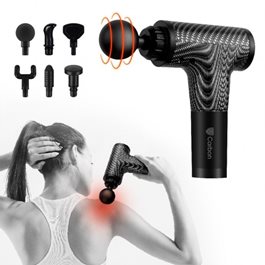 אקדח עיסוי קרבון מקצועי ועוצמתי 101614 עם מנוע חזק ושקט במיוחד מבית CITYSPORT