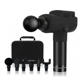 אקדח עיסוי קרבון PRO מקצועי ועוצמתי 101615 נייד וקומפקטי מנוע חזק ושקט במיוחד מבית CITYSPORT