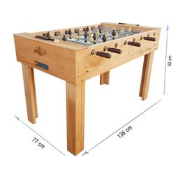 שולחן כדורגל מקצועי טורינו בגודל 4.5 פיט 101821 מבית Roberto Sport רוברטו ספורט רוברטו פרה