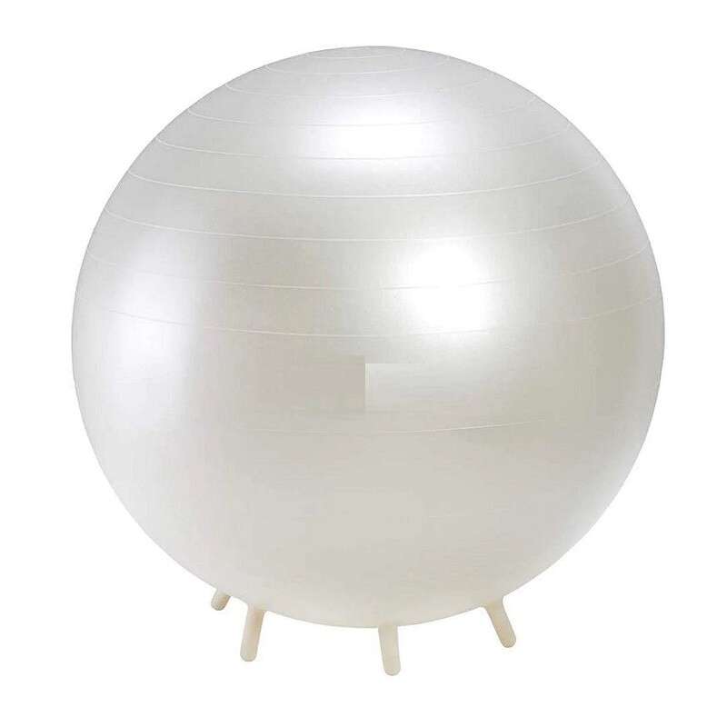 כדור פיזיו/כסא לבן 101899 בקוטר 65 ס"מ Gymnic Sit' N' Gym Perla