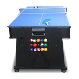 שולחן משולב הוקי ביליארד 101931 בגודל 6 פיט 4 ב-1 עם משטח רגיל מבית CITYSPORT