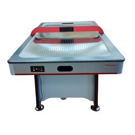 שולחן הוקי אוויר 242020 בגודל 7 פיט עם משטח אלומיניום מקצועי, כולל גשר עם לוח תוצאות אלקטרוני מבית CITYSPORT