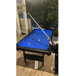 שולחן סנוקר מתקפל בגודל 7 פיט 242414 מבית CITYSPORT בנדות עבות סימוני מגרש וגימור מט בפינות