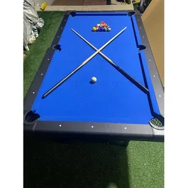 שולחן סנוקר מתקפל בגודל 7 פיט 242414 מבית CITYSPORT בנדות עבות סימוני מגרש וגימור מט בפינות