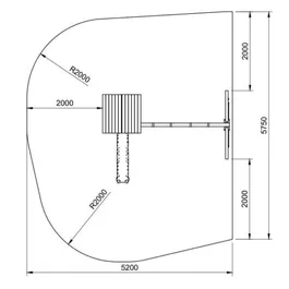 מתקן טיפוס וגלישה 242482 מבית CITYSPORT תוצרת ספרד